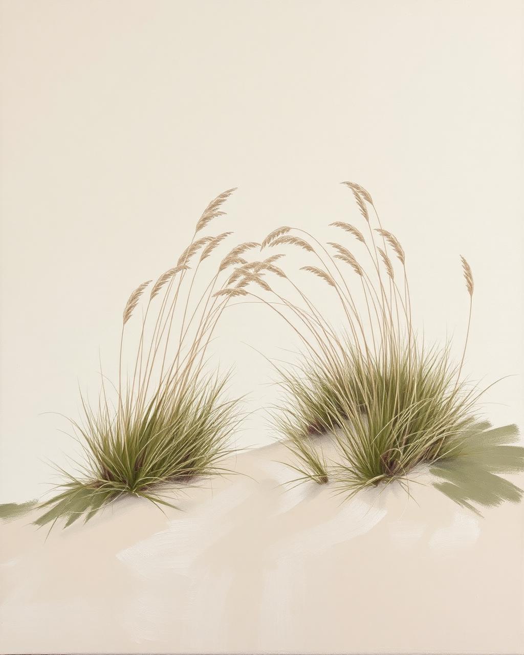 Dune Grass, Oil on linen